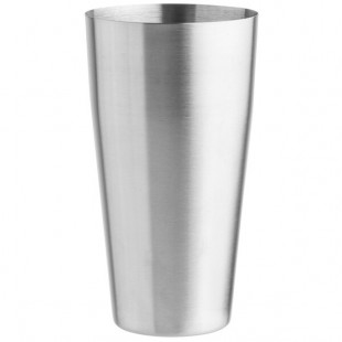 TableCraft 10471 28 oz. Brushed Stainless Steel Cocktail Shaker Tin TableCraft 10471 28 oz. Brushed Stainless Steel Cocktail Shaker Tin
