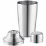 Acopa 12 oz. Stainless Steel 3-Piece Cobbler Cocktail Shaker
