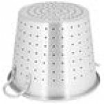 Town 38013 36 Qt. Tapered Aluminum Vegetable Colander with Handles