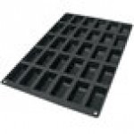 Silikomart SQ006 30 Compartment Mini Cakes Silicone Baking Mold - 3 15/16