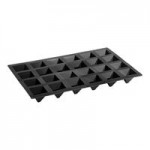 Silikomart SQ006 30 Compartment Mini Cakes Silicone Baking Mold - 3 15/16