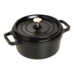 Staub 2.75 Qt. Dark Blue Enameled Cast Iron Dutch Oven 1004286