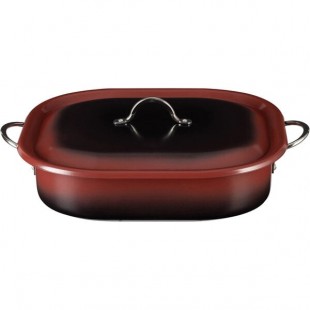Bon Chef Country French X 7 Qt. Ombre Merlot French Oven with Cover 73004-OM-M