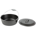 Lodge L12DO3 9 Qt. Pre-Seasoned Cast Iron Dutch Oven with Spiral Bail Handle