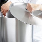 Vollrath 3513 Optio 53 Qt. Stainless Steel Stock Pot with Cover Vollrath 3513 Optio 53 Qt. Stainless Steel Stock Pot with Cover