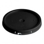BWAY 5 Gallon Blue Round Pail Cover with Tear Skirt and Gasket - 10/Case BWAY 5 Gallon Blue Round Pail Cover with Tear Skirt and Gasket - 10/Case
