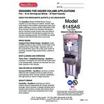 SaniServ 614SAS Select-A-Shake 20 Qt. Air Cooled Shake Machine with 1 Hopper - 208/230V SaniServ 614SAS Select-A-Shake 20 Qt. Air Cooled Shake Machine with 1 Hopper - 208/230V