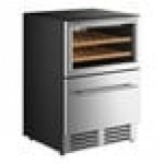 AvaValley DSR-20-DZ Dual Temperature Beverage Cooler with Top Shelves and Bottom Drawer AvaValley DSR-20-DZ Dual Temperature Beverage Cooler with Top Shelves and Bottom Drawer