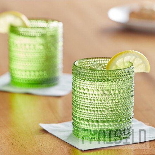 Zwiesel Fortessa Jupiter 10 oz. Fern Green Rocks / Double Old Fashioned Glass - 24/Case
