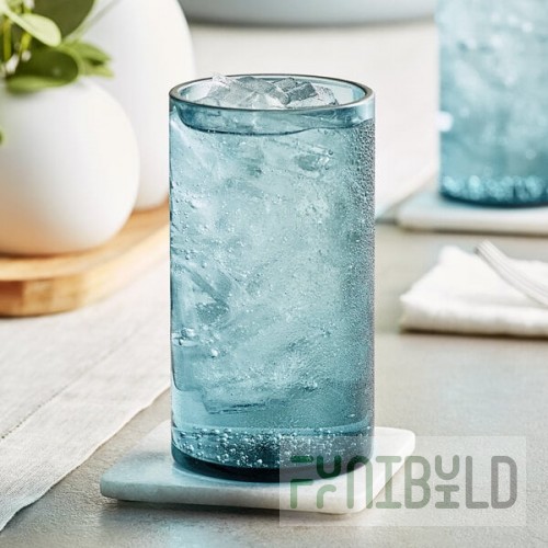 Acopa Pangea 16 oz. Blue Beverage Glass - 12/Case