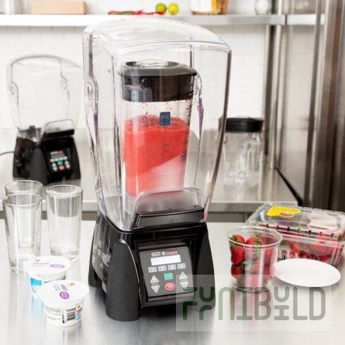 Waring MX1500XTX Xtreme 3 1/2 hp Commercial Blender with Programmable Keypad & LCD Screen, Adjustable Speed, and 64 oz. Copolyester Container - 120V