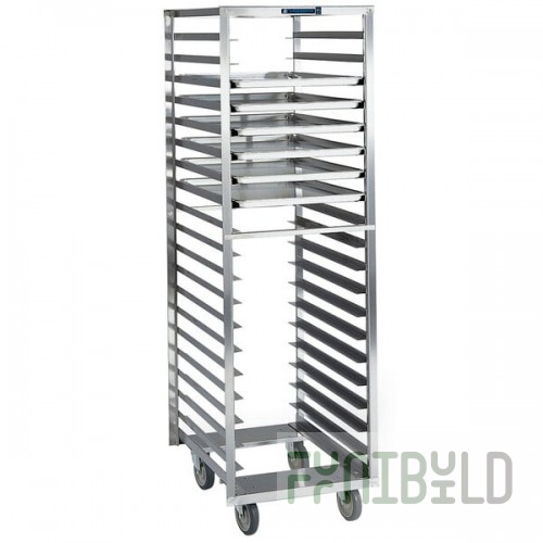 Lakeside 173 20 Pan End Load Stainless Steel Bun / Sheet Pan Rack - Assembled