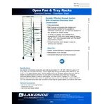 Lakeside 173 20 Pan End Load Stainless Steel Bun / Sheet Pan Rack - Assembled
