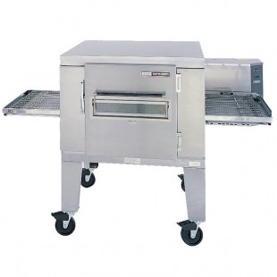 Lincoln 1400-1G Impinger I 1400 Series Liquid Propane Single Conveyor Radiant Oven Package with 40 Lincoln 1400-1G Impinger I 1400 Series Liquid Propane Single Conveyor Radiant Oven Package with 40