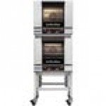 Moffat E23D3/2C Turbofan Double Deck Half Size Electric Digital Convection Oven with Steam Injection and Casters - 208V, 1 Phase, 5.4 kW Moffat E23D3/2C Turbofan Double Deck Half Size Electric Digital Convection Oven with Steam Injection and Casters - 208V, 1 Phase, 5.4 kW