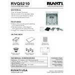 Ruvati RVQ5210 Merino 15 Ruvati RVQ5210 Merino 15