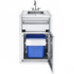 Crown Verity IBISC-SK-GH Infinite Series Small Built-In Cabinet with Sink and Garbage Holder