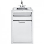Crown Verity IBISC-SK-GH Infinite Series Small Built-In Cabinet with Sink and Garbage Holder