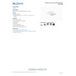 Sloan 3873103 Vitreous China Wall Mounted Backsplash Lavatory with Single Centerset