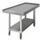 Advance Tabco EG-LG-3018 Stainless Steel Equipment Stand with Galvanized Legs and Adjustable Undershelf - 30 Advance Tabco EG-LG-3018 Stainless Steel Equipment Stand with Galvanized Legs and Adjustable Undershelf - 30