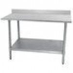 Advance Tabco TTK-306-X 18 Gauge Stainless Steel Work Table with 5 Advance Tabco TTK-306-X 18 Gauge Stainless Steel Work Table with 5