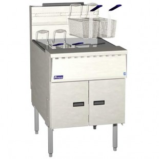 Pitco® SGM24-SSTC MegaFry Natural Gas 140-150 lb.Floor Fryer with Solid State Thermostatic Controls - 165,000 BTU Pitco® SGM24-SSTC MegaFry Natural Gas 140-150 lb.Floor Fryer with Solid State Thermostatic Controls - 165,000 BTU