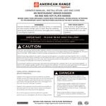 American Range AR-8-CL-SBR 48 American Range AR-8-CL-SBR 48