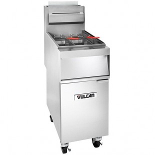 Vulcan 1GR45M-1 45-50 lb. Natural Gas Floor Fryer - 120,000 BTU Vulcan 1GR45M-1 45-50 lb. Natural Gas Floor Fryer - 120,000 BTU