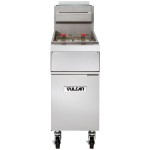 Vulcan 1GR45M-1 45-50 lb. Natural Gas Floor Fryer - 120,000 BTU