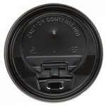 EcoChoice 16 oz. Sleeveless Ripple Kraft Paper Hot Cup and Lid - 100/Case