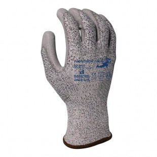 Armor Guys Basetek Hammer Head 3 02-013-M Salt and Pepper A3 HDPE Gloves with Gray Polyurethane Palm Coating - Medium Armor Guys Basetek Hammer Head 3 02-013-M Salt and Pepper A3 HDPE Gloves with Gray Polyurethane Palm Coating - Medium