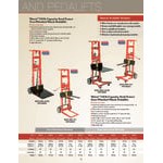 Wesco Industrial Products 750 lb. 4-Wheel Steel Winch Pedalift with 22