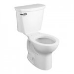 American Standard Cadet PRO 215CB104.020 White Vitreous China Floor-Mount Standard Height Elongated Toilet with High-Efficiency Tank and 10