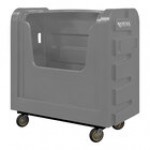 Royal Basket Trucks 36 Cu. Ft. Green Bulk Poly Truck with Steel Base and 4 Swivel Casters R36-GNX-BFA-6UNN