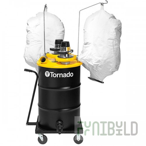 Tornado 95960 55 Gallon Dual Electric Wet / Dry Industrial Vacuum