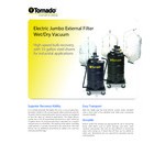 Tornado 95960 55 Gallon Dual Electric Wet / Dry Industrial Vacuum