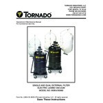 Tornado 95960 55 Gallon Dual Electric Wet / Dry Industrial Vacuum