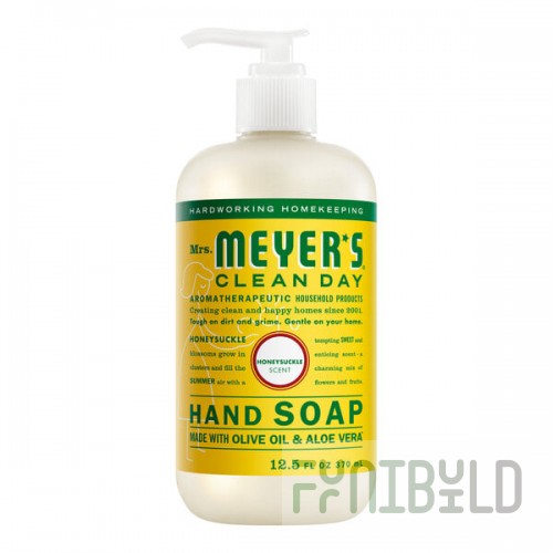 Mrs. Meyer's Clean Day 394963 12.5 oz. Honeysuckle Scented Hand Soap with Pump - 6/Case