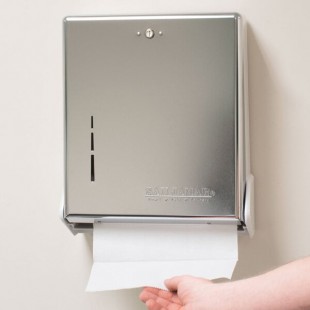 San Jamar T1905XC True Fold Chrome C-Fold / Multi-Fold Towel Dispenser San Jamar T1905XC True Fold Chrome C-Fold / Multi-Fold Towel Dispenser