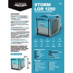 AlorAir Storm LGR 1250 Blue Industrial Commercial Dehumidifier with Pump - 115V AlorAir Storm LGR 1250 Blue Industrial Commercial Dehumidifier with Pump - 115V