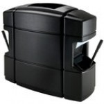 Commercial Zone 758701 40 Gallon Islander Series Waste 'N Wipe Black Rectangular Trash Can with 2 Paper Towel Dispensers, 2 Squeegees, and 2 Windshield Wash Stations Commercial Zone 758701 40 Gallon Islander Series Waste 'N Wipe Black Rectangular Trash Can with 2 Paper Towel Dispensers, 2 Squeegees, and 2 Windshield Wash Stations