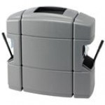 Commercial Zone 758701 40 Gallon Islander Series Waste 'N Wipe Black Rectangular Trash Can with 2 Paper Towel Dispensers, 2 Squeegees, and 2 Windshield Wash Stations Commercial Zone 758701 40 Gallon Islander Series Waste 'N Wipe Black Rectangular Trash Can with 2 Paper Towel Dispensers, 2 Squeegees, and 2 Windshield Wash Stations