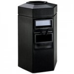 Commercial Zone 758701 40 Gallon Islander Series Waste 'N Wipe Black Rectangular Trash Can with 2 Paper Towel Dispensers, 2 Squeegees, and 2 Windshield Wash Stations Commercial Zone 758701 40 Gallon Islander Series Waste 'N Wipe Black Rectangular Trash Can with 2 Paper Towel Dispensers, 2 Squeegees, and 2 Windshield Wash Stations
