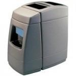 Commercial Zone 758701 40 Gallon Islander Series Waste 'N Wipe Black Rectangular Trash Can with 2 Paper Towel Dispensers, 2 Squeegees, and 2 Windshield Wash Stations Commercial Zone 758701 40 Gallon Islander Series Waste 'N Wipe Black Rectangular Trash Can with 2 Paper Towel Dispensers, 2 Squeegees, and 2 Windshield Wash Stations