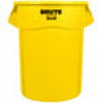 Rubbermaid® FG265500YEL BRUTE 55 Gallon Yellow Round Trash Can
