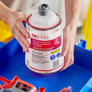 SC Johnson Professional® TruFill 684502 2 Liter Heavy-Duty Neutral Floor Cleaner Cartridge