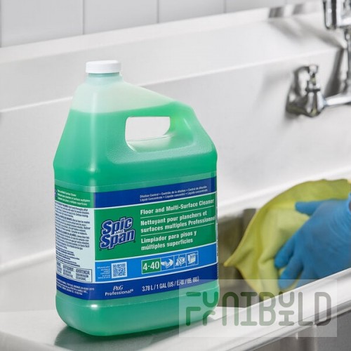 Spic and Span 31569 1 Gallon / 128 oz. Closed Loop Floor and Multi-Surface Cleaner Concentrate - 3/Case