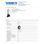 Wesco Industrial Products CobraPro Jr. 600 / 1,200 lb. Battery-Powered Convertible Hand Truck with 10