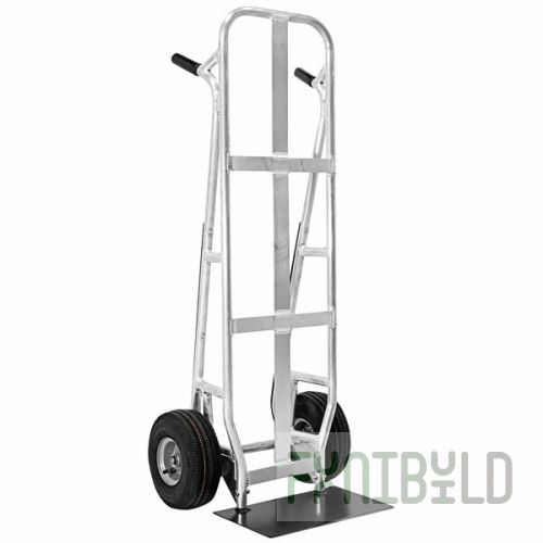 Valley Craft 600 lb. Flat Back Aluminum Beverage Hand Truck with Brakes F84009A0