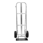 Valley Craft 600 lb. Flat Back Aluminum Beverage Hand Truck with Brakes F84009A0 Valley Craft 600 lb. Flat Back Aluminum Beverage Hand Truck with Brakes F84009A0